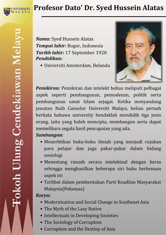 Profesor Dato' Dr. Syed Hussein Alatas Profesor Dato' Dr. Syed Hussein Alatas